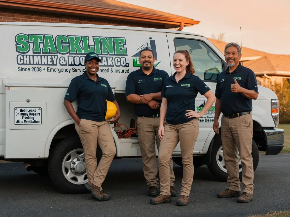 Chimney flashing repair company in Weston, OR